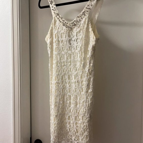 Cocktail Dress Lace Scalloping - Picture 1 of 4